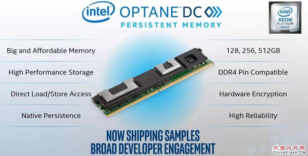 傲腾DDR4内存条：3D Xpoint技术，单条容量高达512GB 