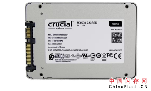 美光推出CrucialMX500系列SSD：首个64层3D TLC闪存，最高容量为2TB